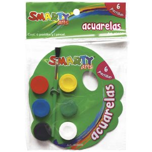 Acuarela Escolar con 6 Colores